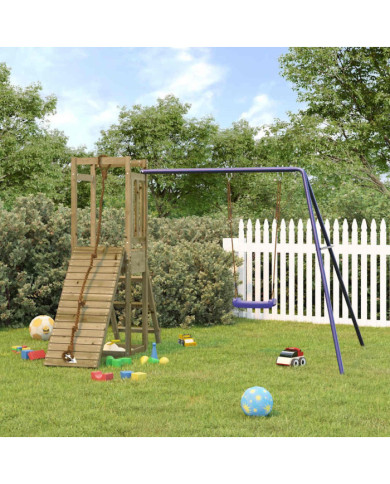 Aire de jeux d'extérieur bois de pin imprégné | Mobilier & Déco