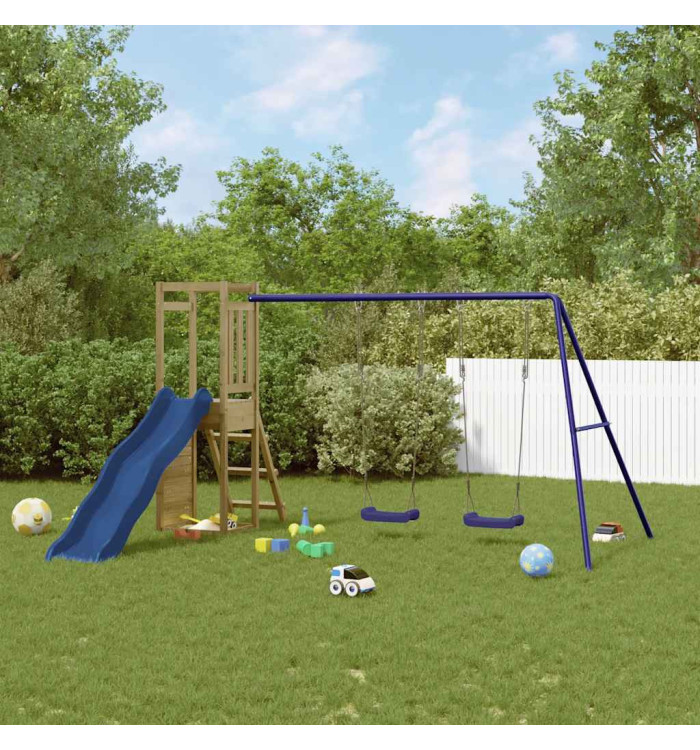 Aire de jeux d'extérieur bois de pin imprégné | Mobilier & Déco
