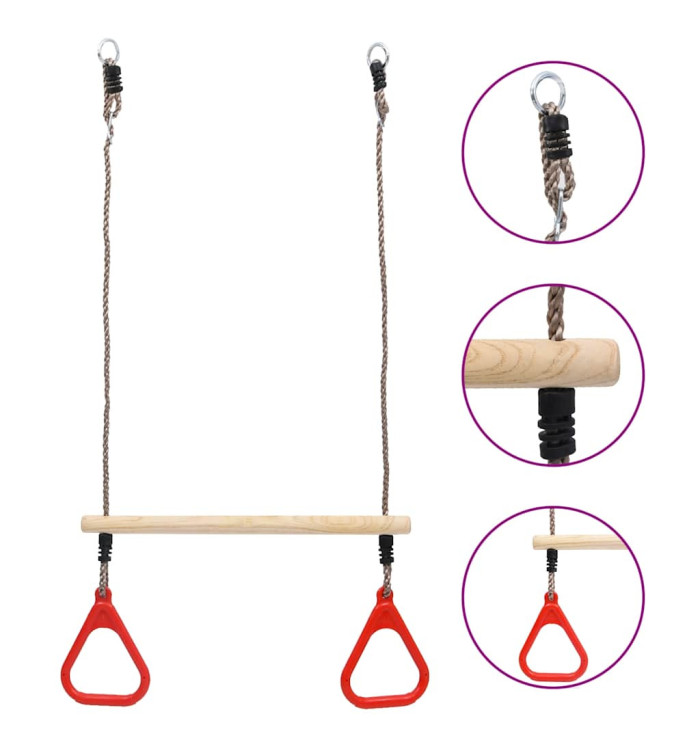 Barre de trapèze avec anneau | Mobilier & Déco