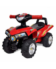 Quad à chevaucher enfant rouge avec son et lumière | Mobilier & Déco
