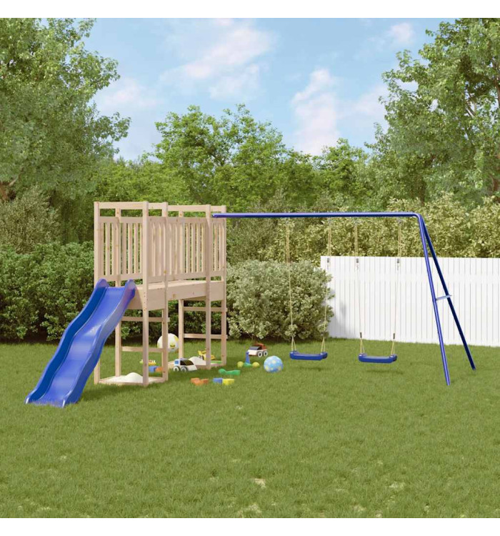 Aire de jeux d'extérieur bois de pin massif | Mobilier & Déco