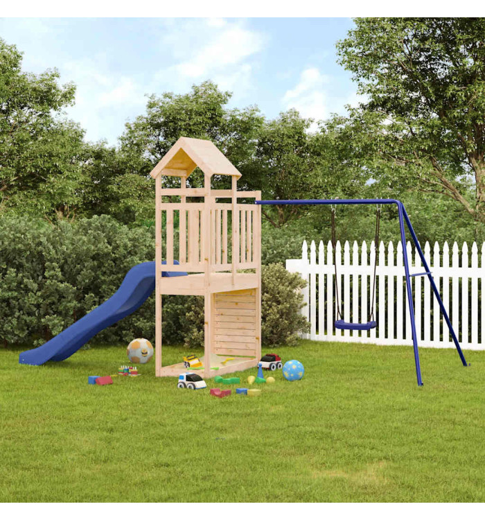 Aire de jeux d'extérieur bois de pin massif | Mobilier & Déco