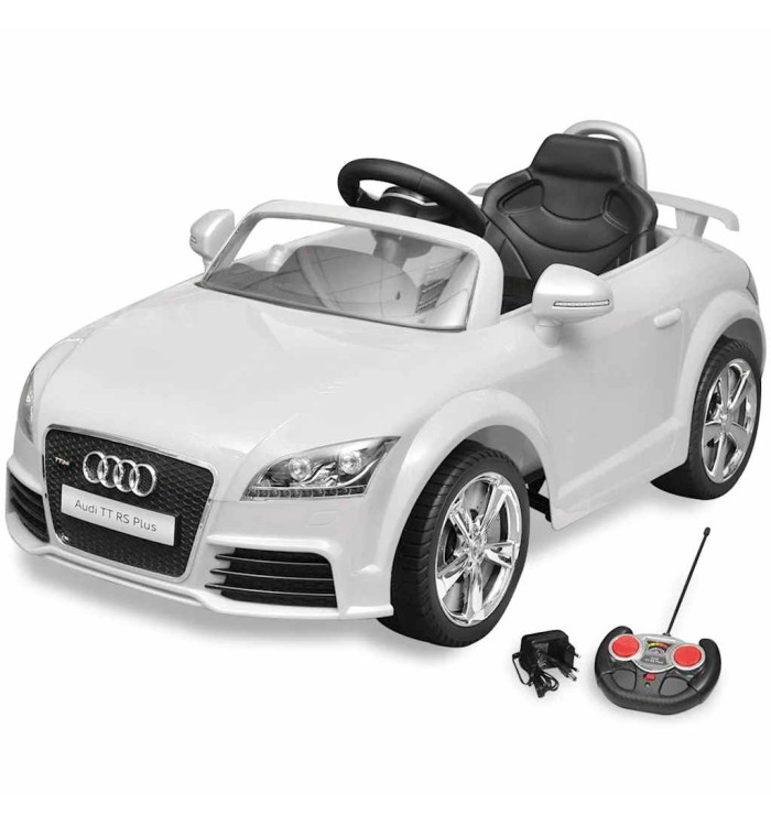 Voiture avec télécommande pour enfants Audi TT RS Blanc | Mobilier & Déco