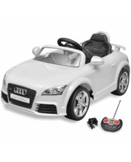 Voiture avec télécommande pour enfants Audi TT RS Blanc | Mobilier & Déco