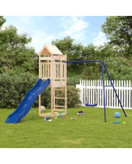 Aire de jeux d'extérieur bois de pin massif | Mobilier & Déco