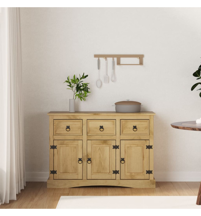 Buffet Corona 115x43x79,5 cm bois massif pin mexicain | Mobilier & Déco
