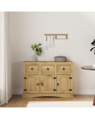Buffet Corona 115x43x79,5 cm bois massif pin mexicain | Mobilier & Déco