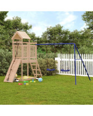Aire de jeux d'extérieur bois de pin massif | Mobilier & Déco