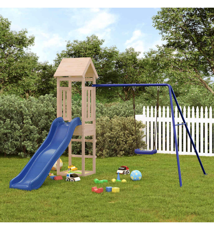 Aire de jeux d'extérieur bois de pin massif | Mobilier & Déco