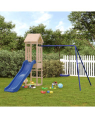 Aire de jeux d'extérieur bois de pin massif | Mobilier & Déco