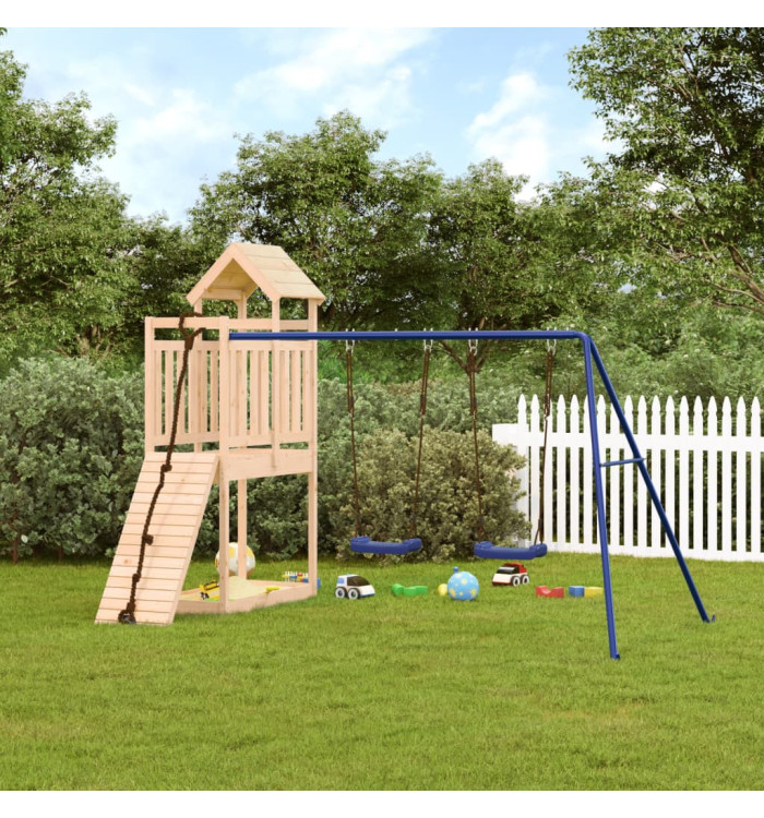 Aire de jeux d'extérieur bois de pin massif | Mobilier & Déco