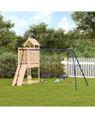 Aire de jeux d'extérieur bois de pin massif | Mobilier & Déco