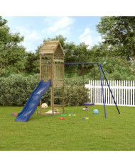Aire de jeux d'extérieur bois de pin imprégné | Mobilier & Déco