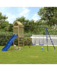 Aire de jeux d'extérieur bois de pin imprégné | Mobilier & Déco