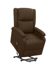 Fauteuil Marron foncé Tissu | Mobilier & Déco