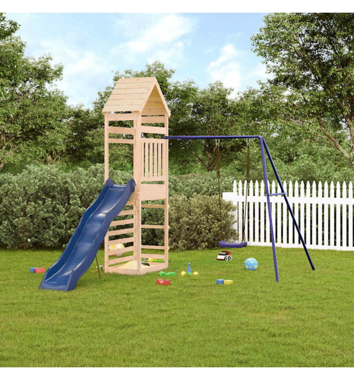 Aire de jeux d'extérieur bois de pin massif | Mobilier & Déco