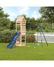 Aire de jeux d'extérieur bois de pin massif | Mobilier & Déco