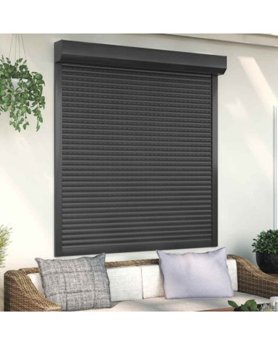 Volet roulant aluminium 140x150 cm anthracite | Mobilier & Déco