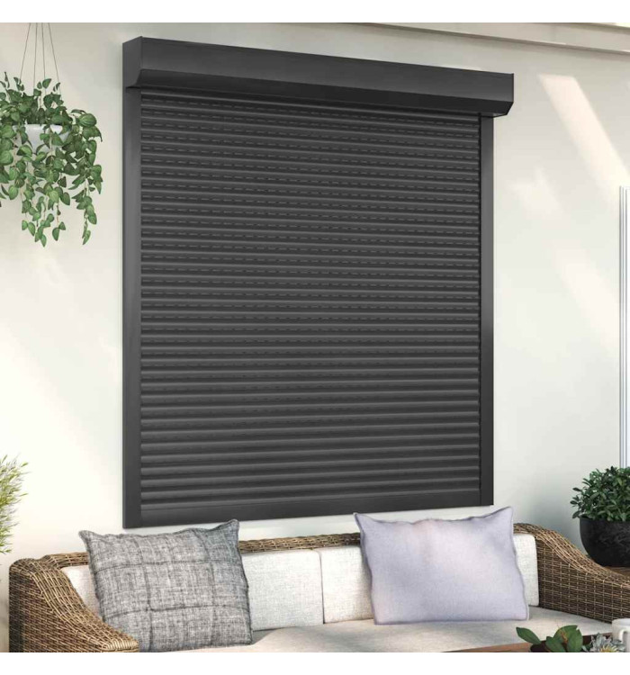 Volet roulant aluminium 140x150 cm anthracite | Mobilier & Déco