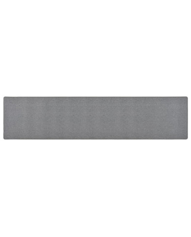 Tapis de couloir Gris foncé 50x250 cm | Mobilier & Déco