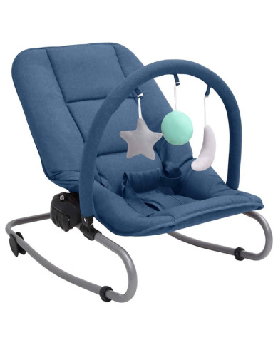 Transat pour bébé Bleu marine Acier | Mobilier & Déco