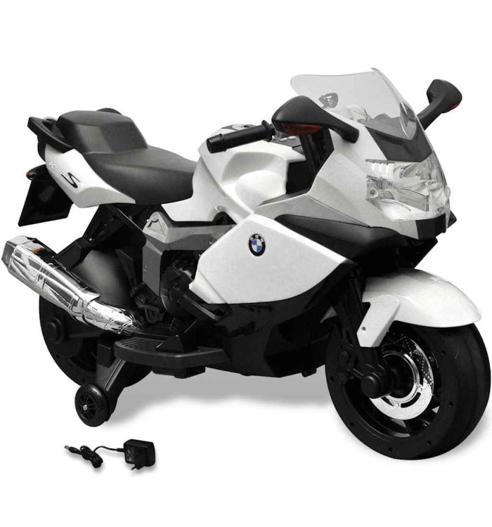 Moto électrique enfant BMW 283 Blanc 6 V | Mobilier & Déco