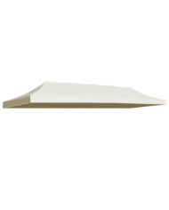 Toit de tente de réception 3 x 6 m Crème | Mobilier & Déco