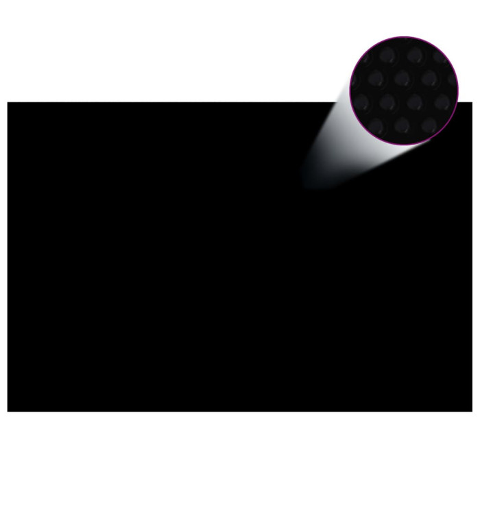 Couverture de piscine Noir 300 x 200 cm PE | Mobilier & Déco