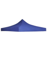 Toit de tente de réception 3 x 3 m Bleu | Mobilier & Déco