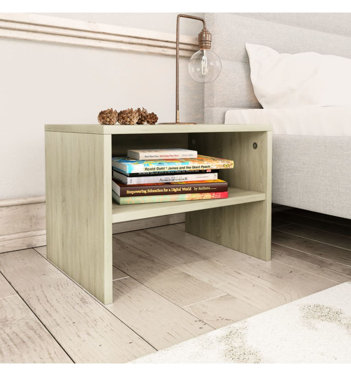 Table de chevet chêne sonoma 40x30x30 cm Bois d'ingénierie | Mobilier & Déco