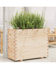 Jardinière 90x40x72 cm bois de pin massif | Mobilier & Déco