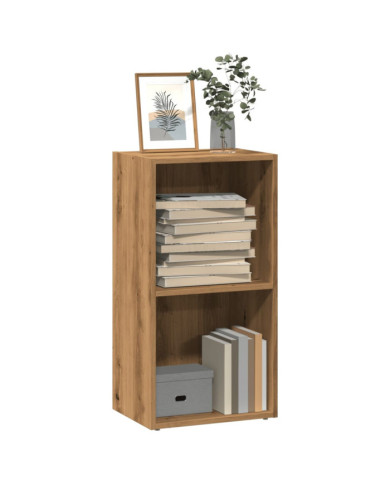 Bibliothèque chêne artisanal 40x30x77 cm bois d'ingénierie | Mobilier & Déco