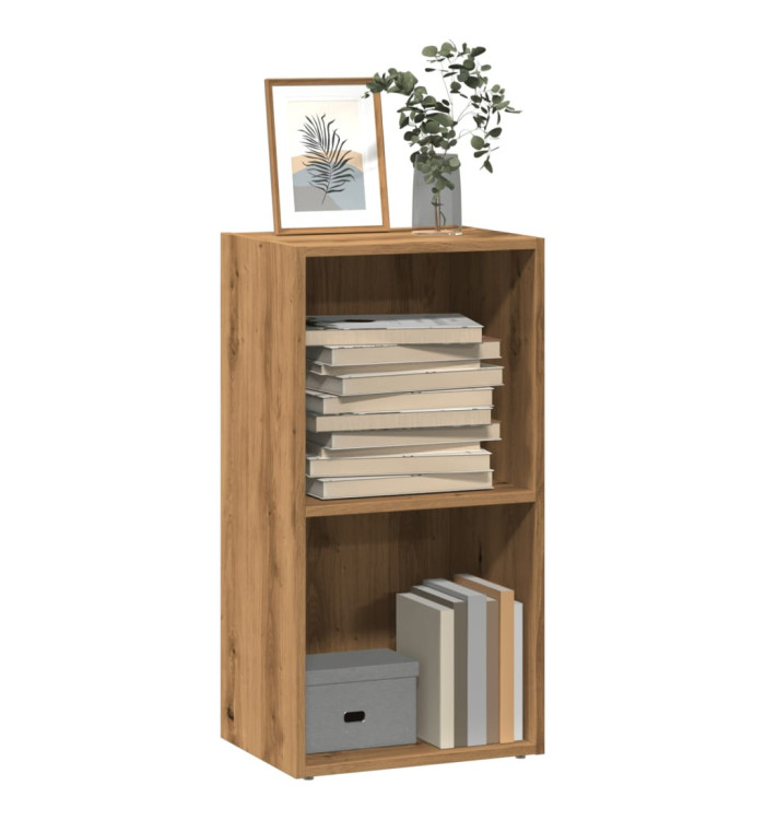 Bibliothèque chêne artisanal 40x30x77 cm bois d'ingénierie | Mobilier & Déco