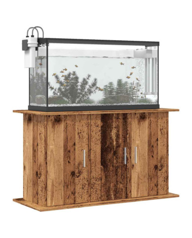 Support pour aquarium vieux bois 101x41x58 cm bois d'ingénierie | Mobilier & Déco