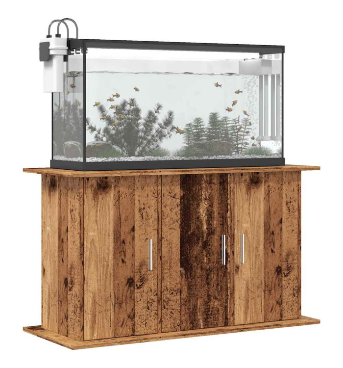 Support pour aquarium vieux bois 101x41x58 cm bois d'ingénierie | Mobilier & Déco
