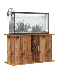 Support pour aquarium vieux bois 101x41x58 cm bois d'ingénierie | Mobilier & Déco