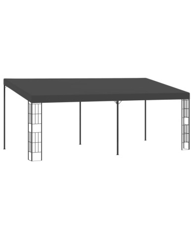 Belvédère mural 3x6 m Anthracite Tissu | Mobilier & Déco