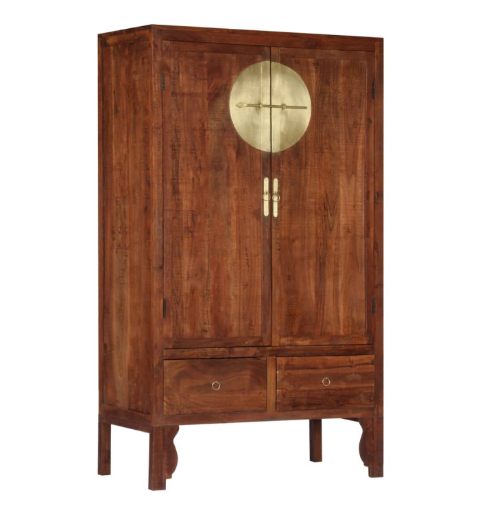 Garde-robe 100 x 50 x 175 cm bois d'acacia massif | Mobilier & Déco