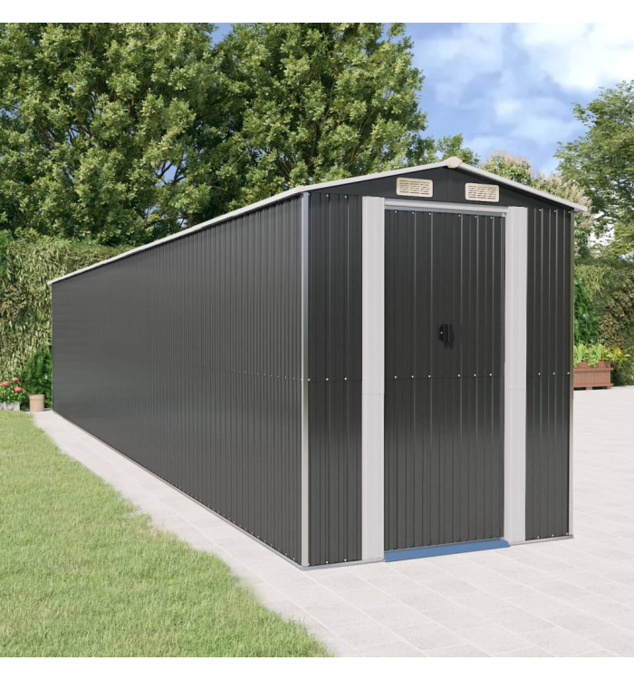 Abri de jardin Anthracite 192x1021x223 cm Acier galvanisé | Mobilier & Déco