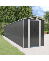 Abri de jardin Anthracite 192x1021x223 cm Acier galvanisé | Mobilier & Déco