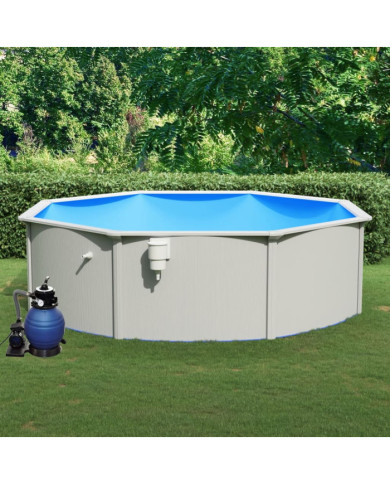 Piscine avec pompe filtrante à sable 460x120 cm | Mobilier & Déco