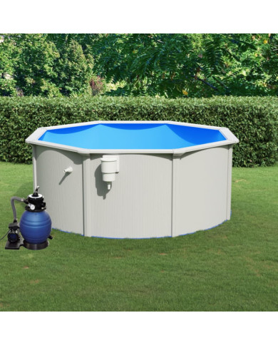 Piscine avec pompe filtrante à sable 300x120 cm | Mobilier & Déco