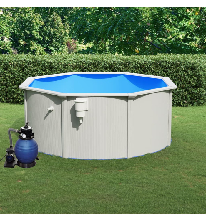 Piscine avec pompe filtrante à sable 300x120 cm | Mobilier & Déco