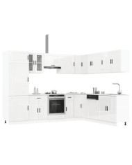 Ensemble d'armoires de cuisine 14 pcs Porto bois d'ingénierie | Mobilier & Déco