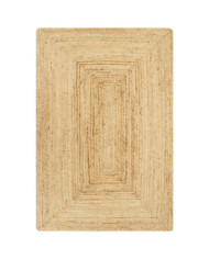 Tapis fait à la main Jute Naturel 120x180 cm | Mobilier & Déco
