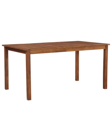 Table de jardin 150x90x74 cm Bois d'acacia massif | Mobilier & Déco