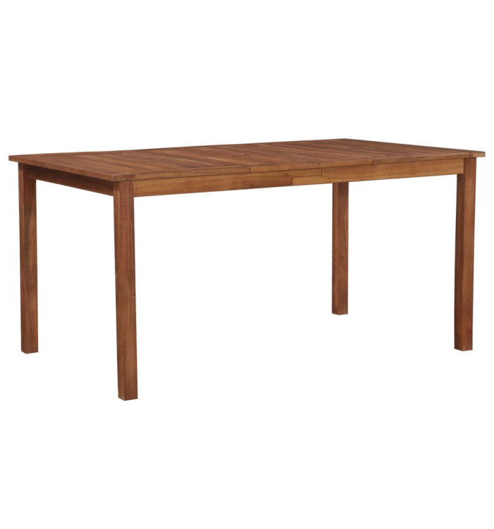 Table de jardin 150x90x74 cm Bois d'acacia massif | Mobilier & Déco