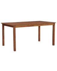 Table de jardin 150x90x74 cm Bois d'acacia massif | Mobilier & Déco