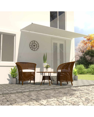 Auvent rétractable 400x150 cm Crème | Mobilier & Déco