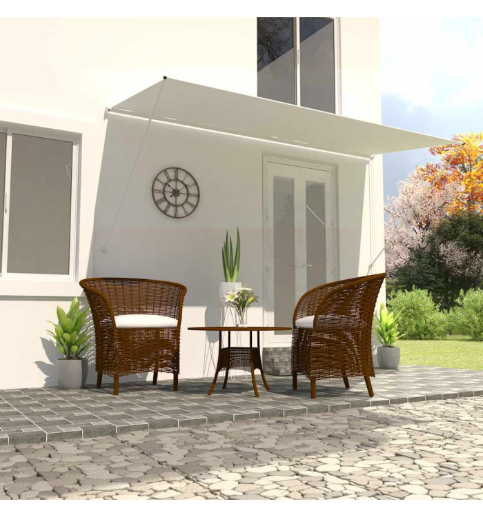 Auvent rétractable 400x150 cm Crème | Mobilier & Déco